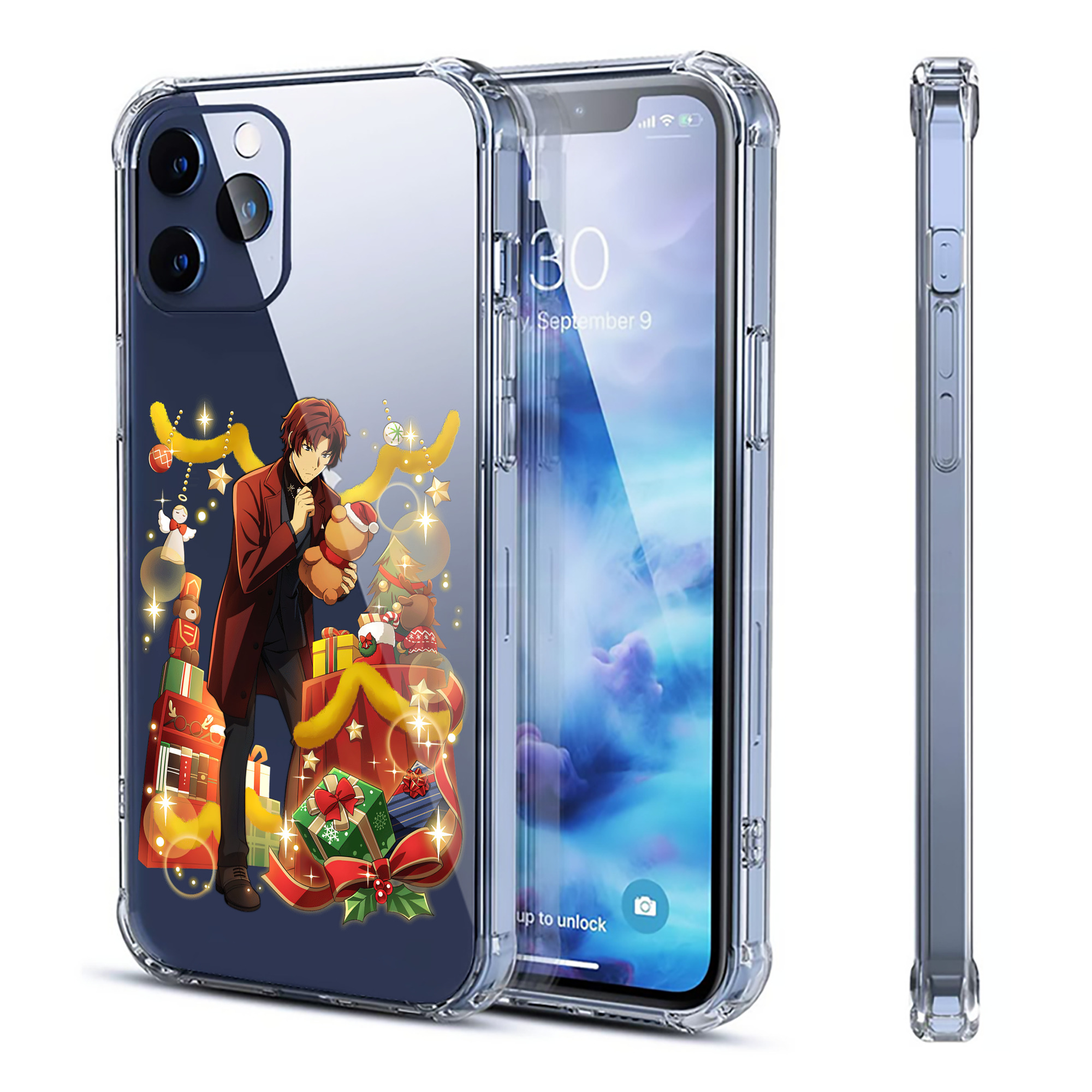 （画像用） 文豪ストレイドッグス Bungo Stray Dogs 【iPhone 12シリーズ対応】透明スマホケース（クリアソフトケース）